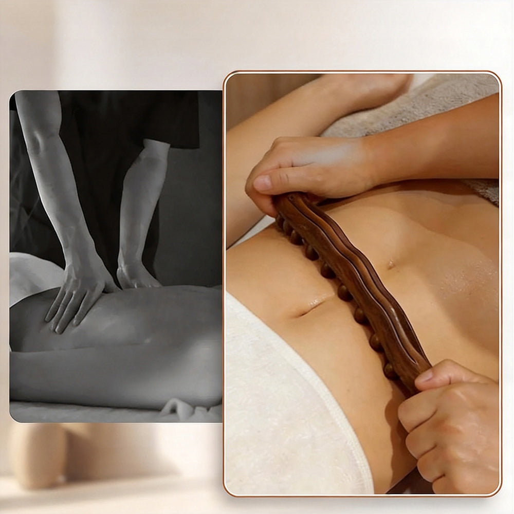 Massage Stick Roller For Massage Rigid Stimulates Muscle Portable Handheld Medical device no