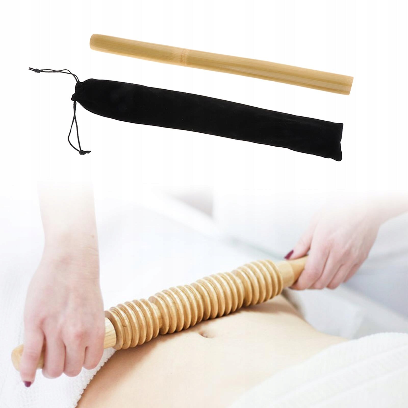 Massage Tool Massage and Relaxing Bamboo Gua Sha Scraping 45x3.5cm with Bag
