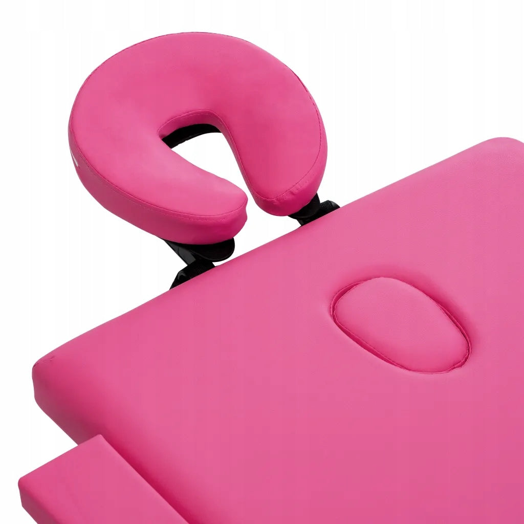 Massage folding table, pink, 2-zone, 191x70cm Manufacturer code 5907218668259