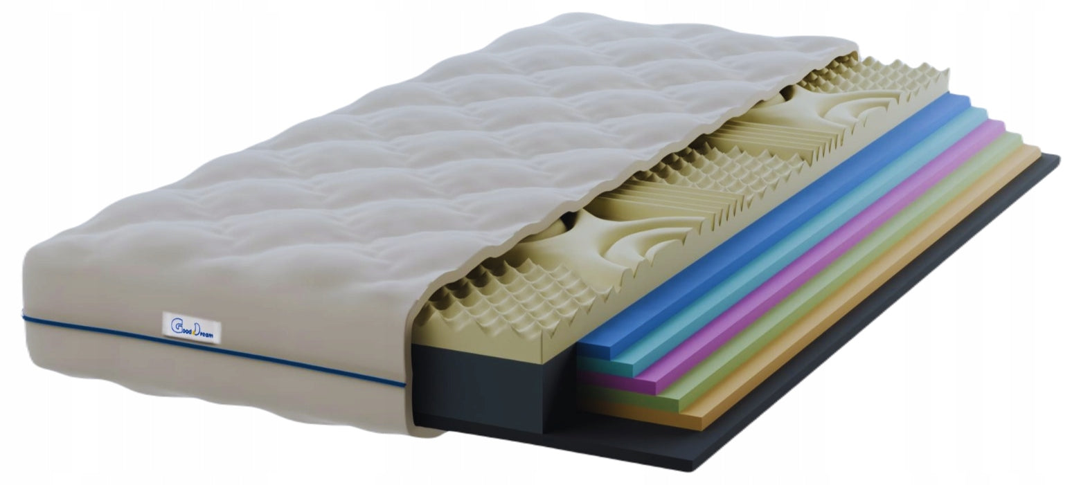 Massage mattress 160x200 STAMPMAX foam double-sided profiled 7 zones