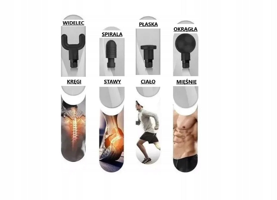 Massage pistol lcd massage gun phoenix a2 silver Brand Comebuy