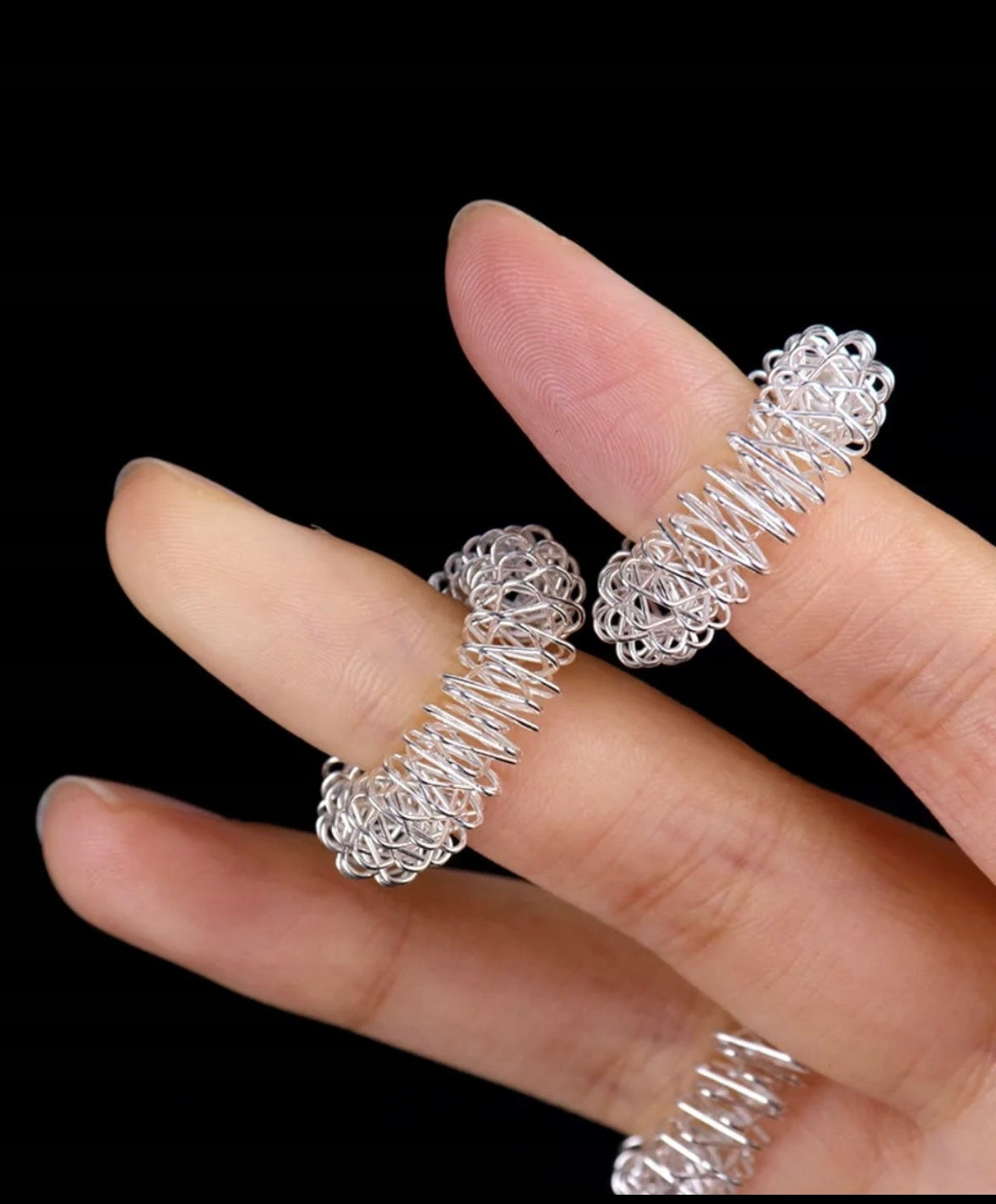 Massage rings SU JOK sujok set of 7 pcs. Manufacturer code SU