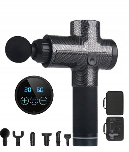 Massager Msport SDH255 Carbon massage gun + tips black