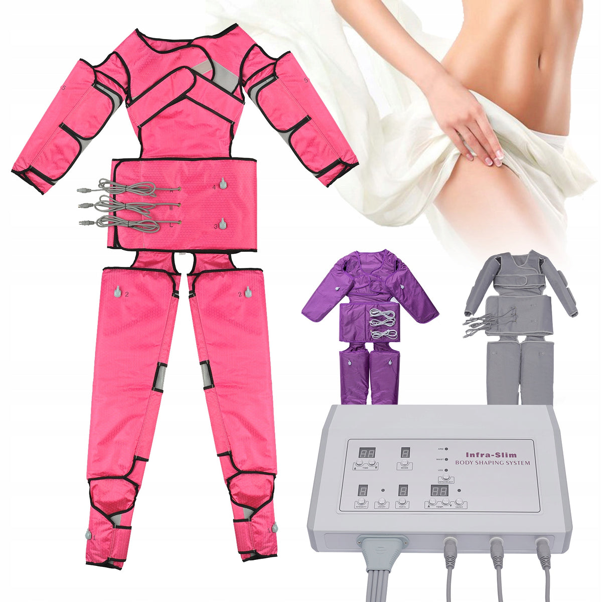 Massager Presotherapy Drainage Lymphatic Suit Manufacturer code DRENAŻ LIMFATYCZNY PRESOTERAPIA PRO