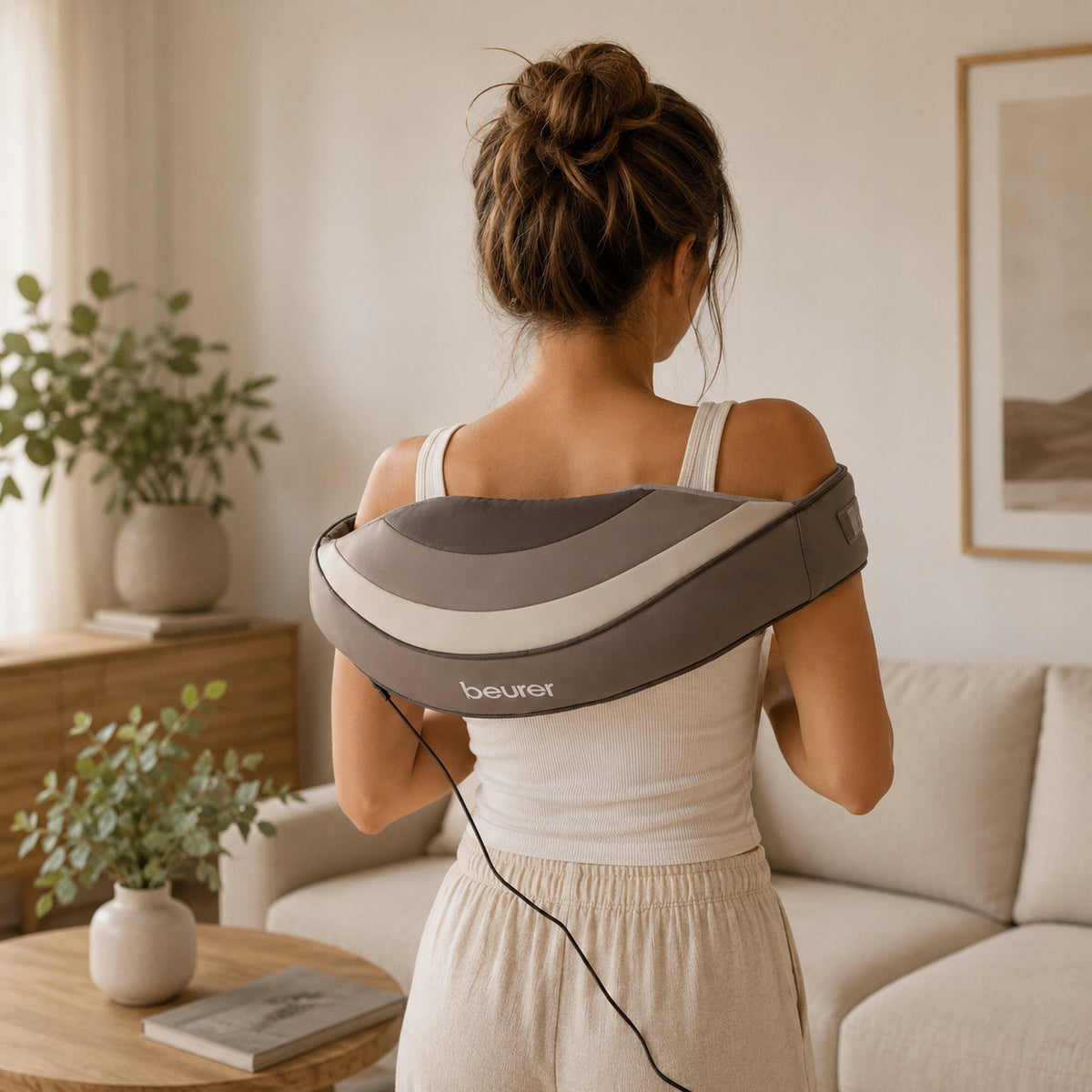 Massaging Belt Beurer MG 148 For Back and Shoulder Neck Automatic Shutdown Medical device no