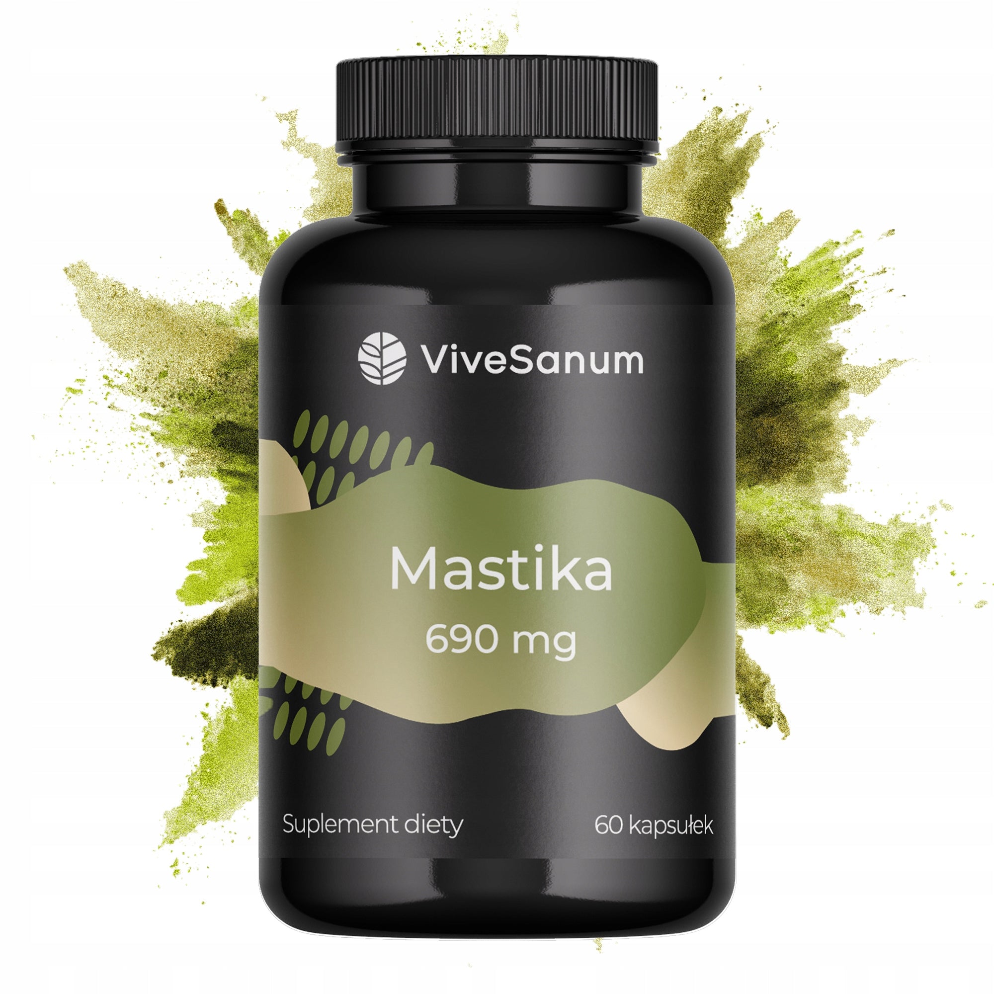 Mastika 690 mg powdered resin Digestion, protection of the stomach, intestines