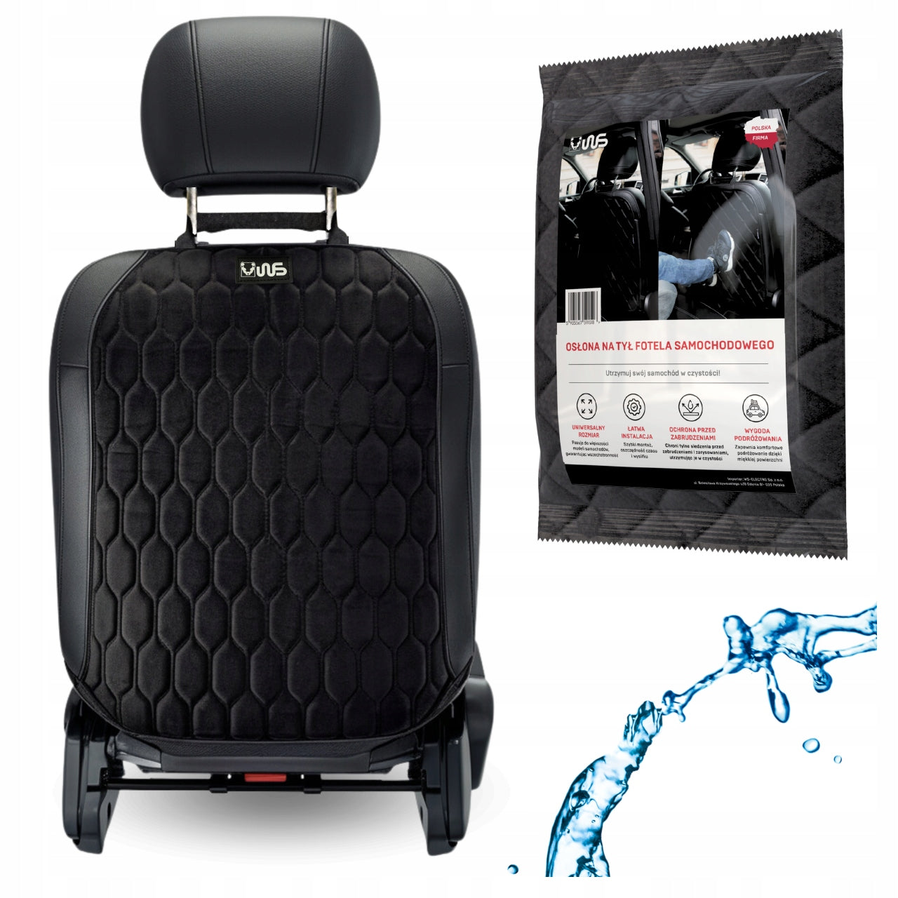 Mat Protective Cover For Back Seat WATERPROOF Single Car Seat