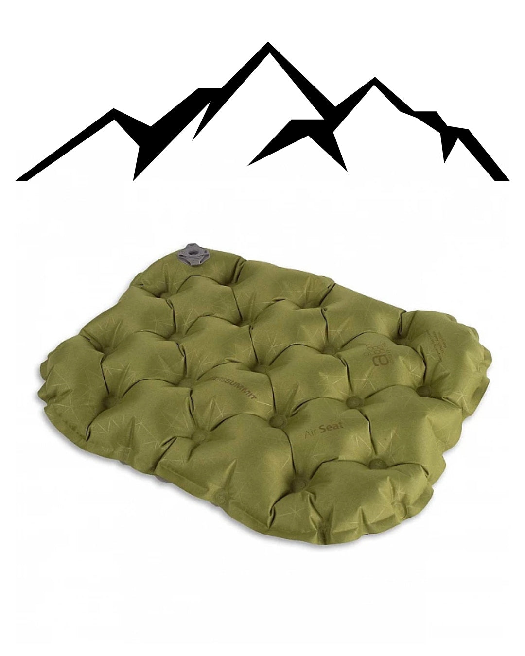 Mat Sea To Summit Air light camping seat in the mountains r.30x40x5