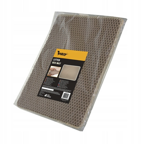 Mat for litter box 75x55cm - beige Purlov Manufacturer code Mata pod kuwetę 75x55cm - beżowa Purlov