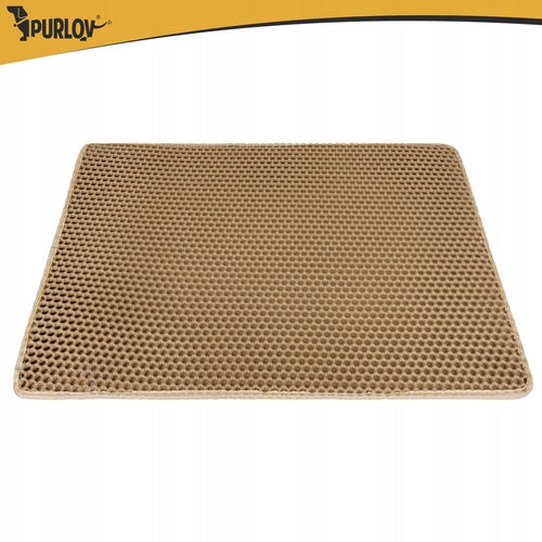 Mat for litter box 75x55cm - beige Purlov Product height 1.2 cm