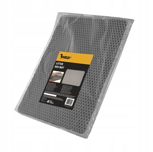 Mat for litter box 75x55cm - grey Purlov Manufacturer code Mata pod kuwetę 75x55cm - szara Purlov