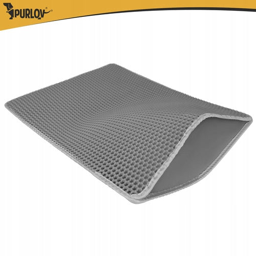 Mat for litter box 75x55cm - grey Purlov Product height 1.2 cm