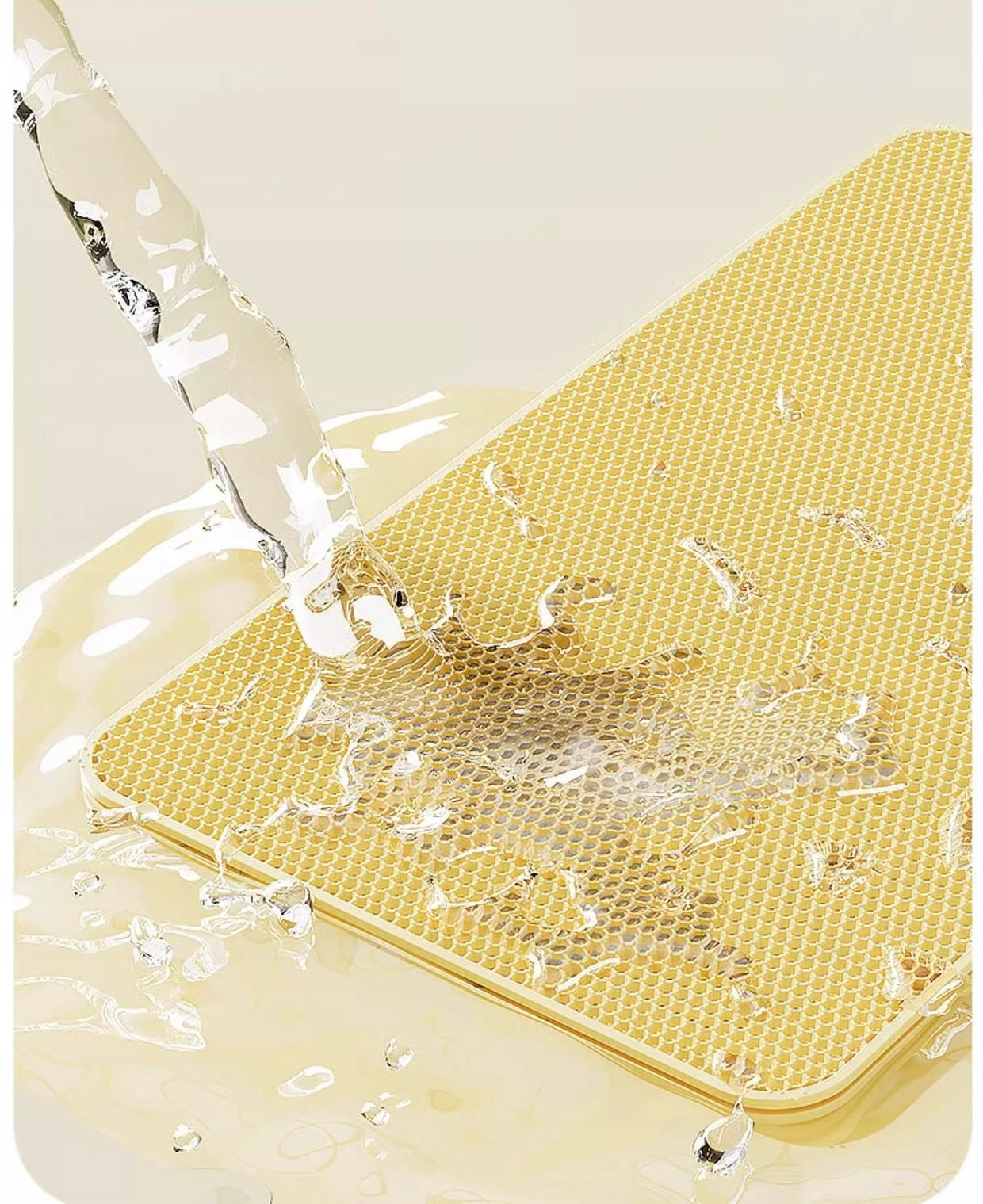 Mat litter box wiper 75x55 honey Practical solution for litter! Trade name SIEMIEC Mata pod kuwete 8