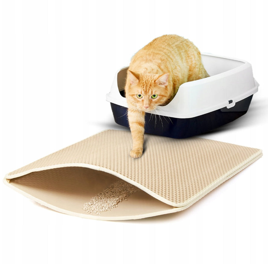 Mat litter box wiper 75x55 honey Practical solution for litter!