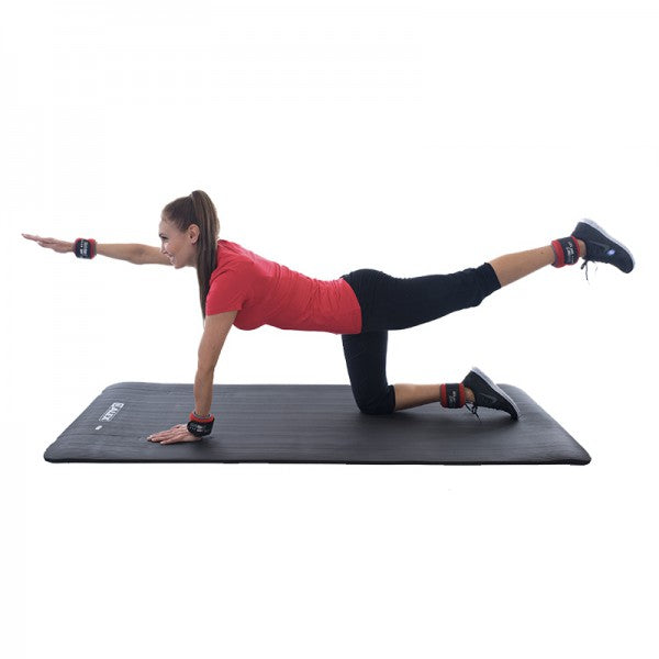 Gimnastikos kilimėlis Christopeit NBR 185x81x1,5 cm, juodas