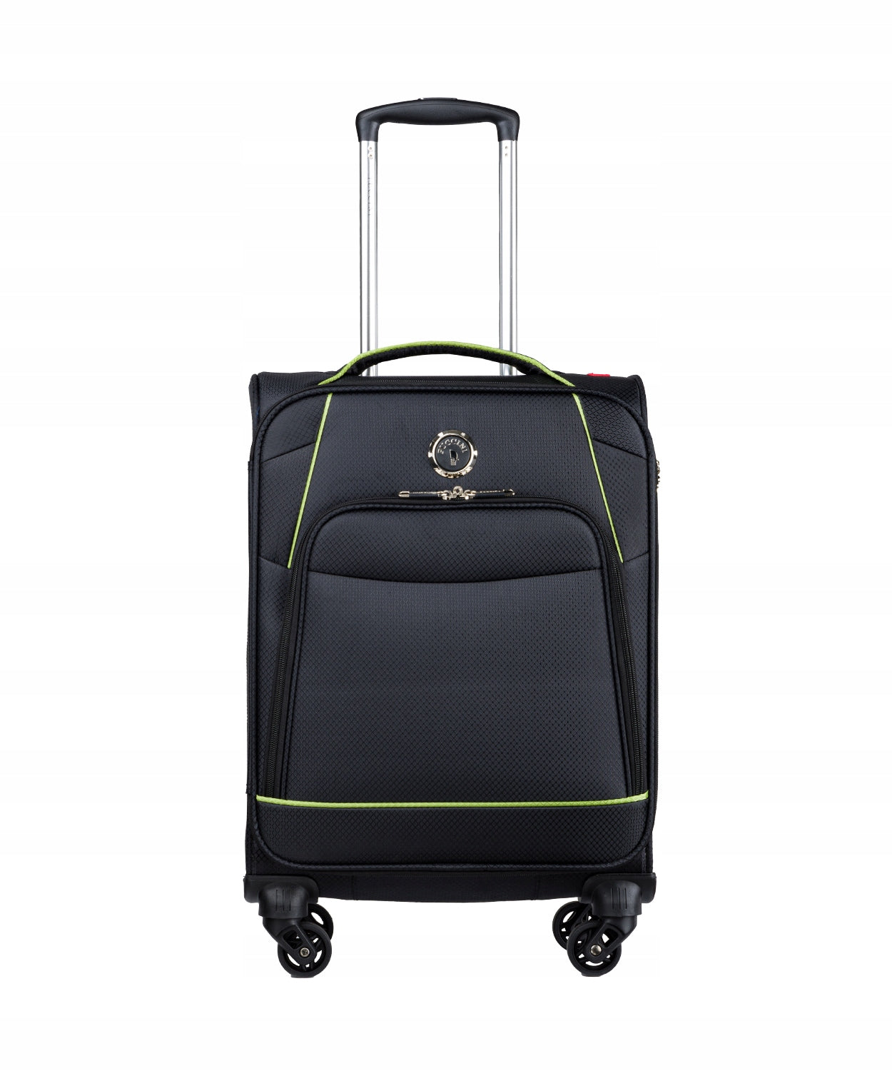 Material Travel Cabin Suitcase On Wheels PUCCINI Black EM50450C 1 Packaging status original
