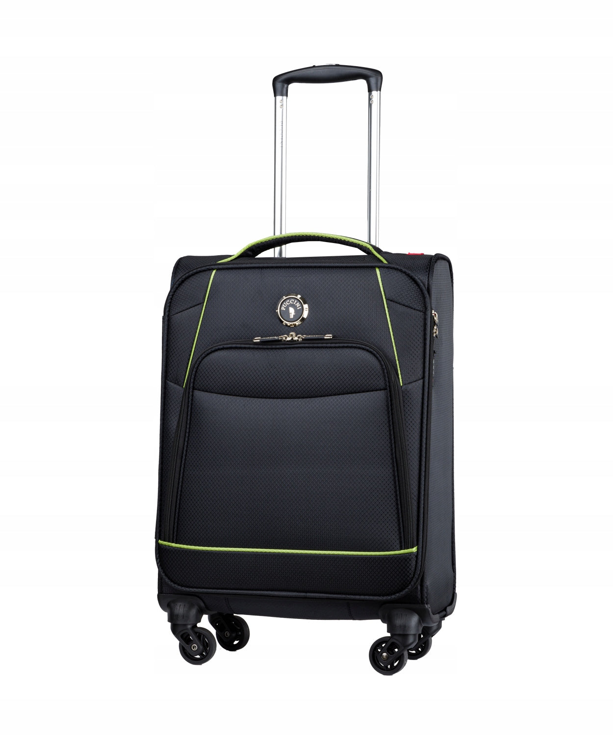 Material Travel Cabin Suitcase On Wheels PUCCINI Black EM50450C 1