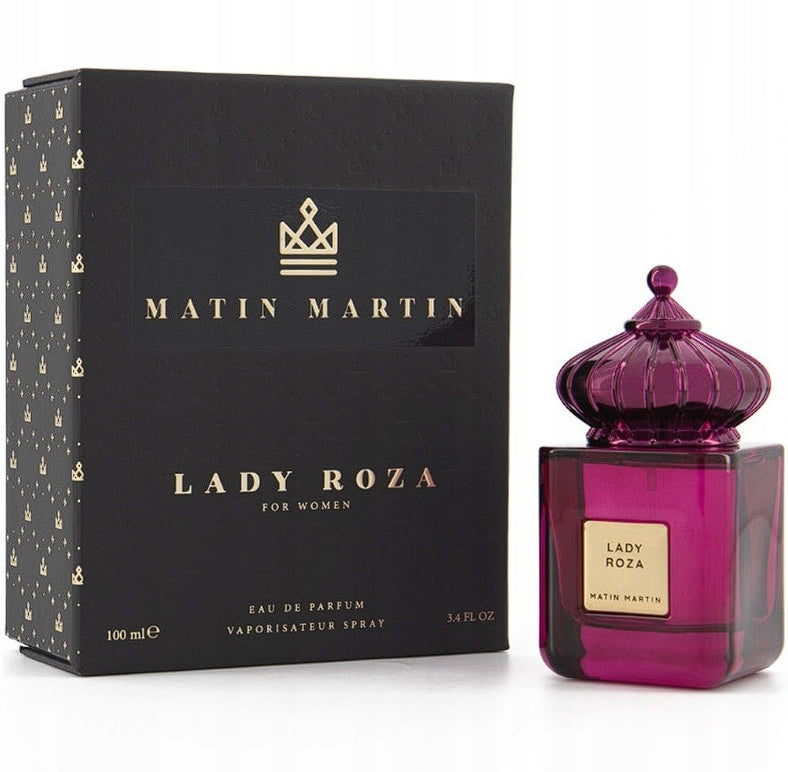 Matin Martin Lady Roza 100ml EDP Perfumed Water For Women Fragrance Brand MATIN MARTIN