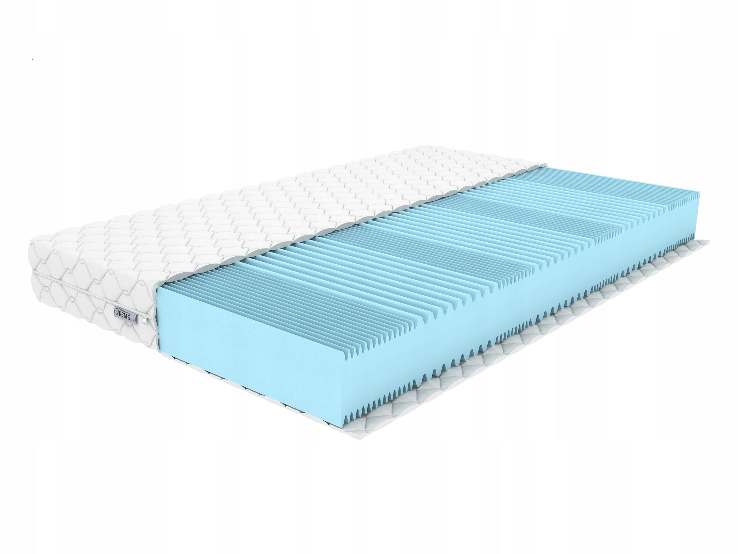 Mattress 120x180 15cm Up to 30kg/m3 7ZONE Cover PIK H3