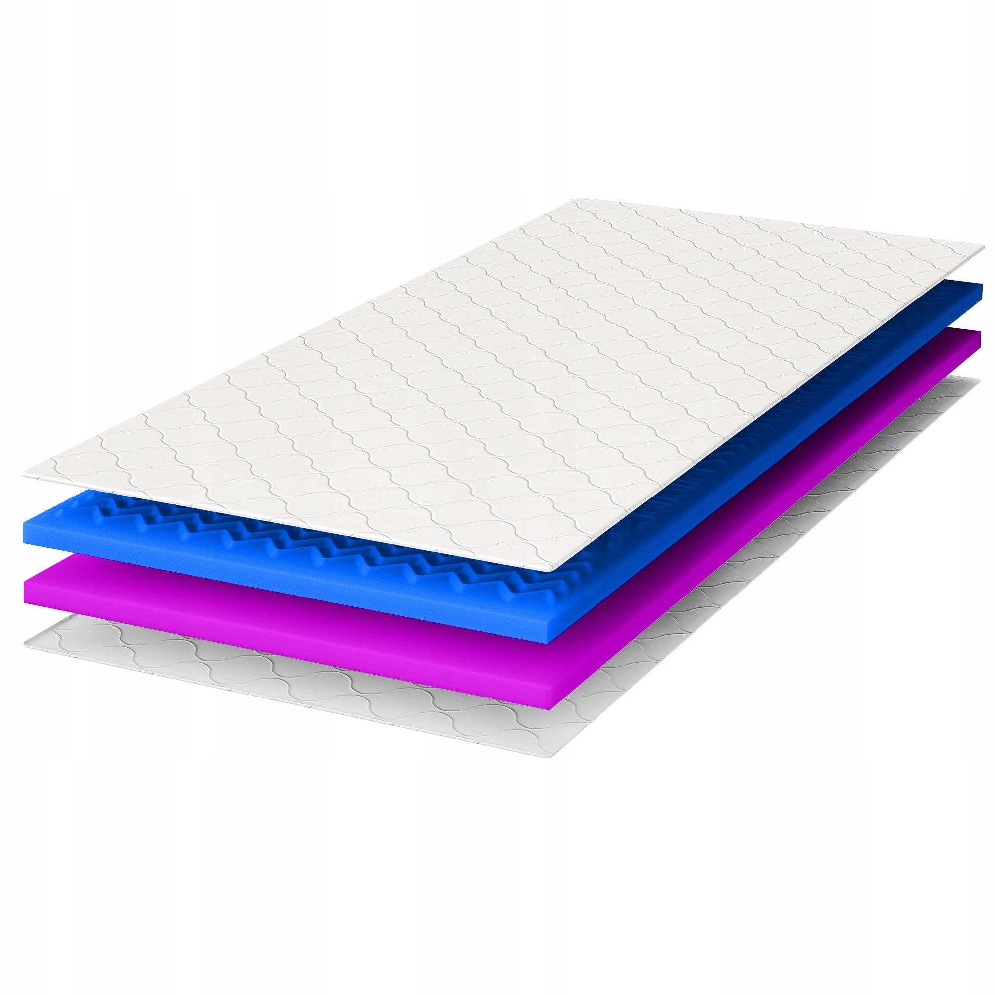 Mattress 120x190 VISCO massaging topper 8 cm JASMINE H2 / H3 Brand Nowoczesne Materace