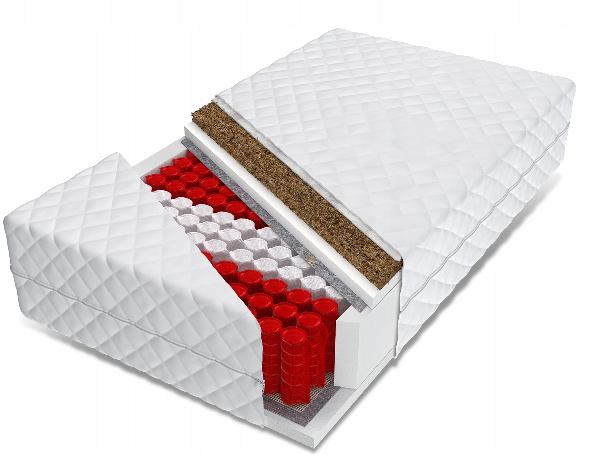 Mattress 120x200, pocket coconut OPAL Manufacturer code OPAL-120-200