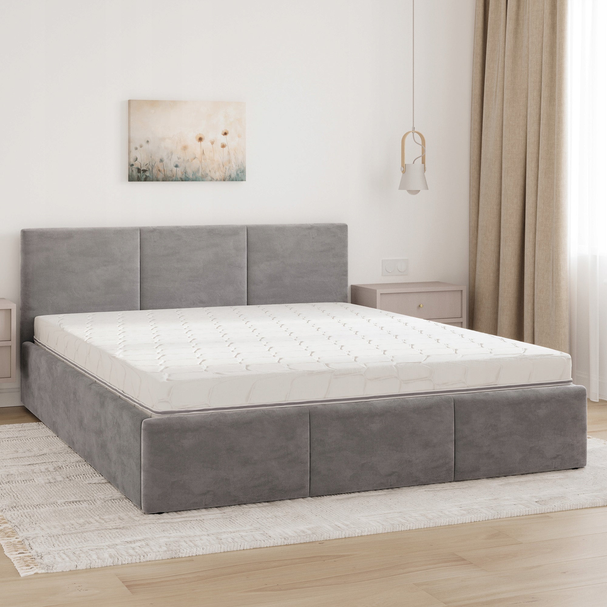 Mattress 160×200 foam massage, 20 cm, medium-hard H3, double-sided Manufacturer code NOVA-160