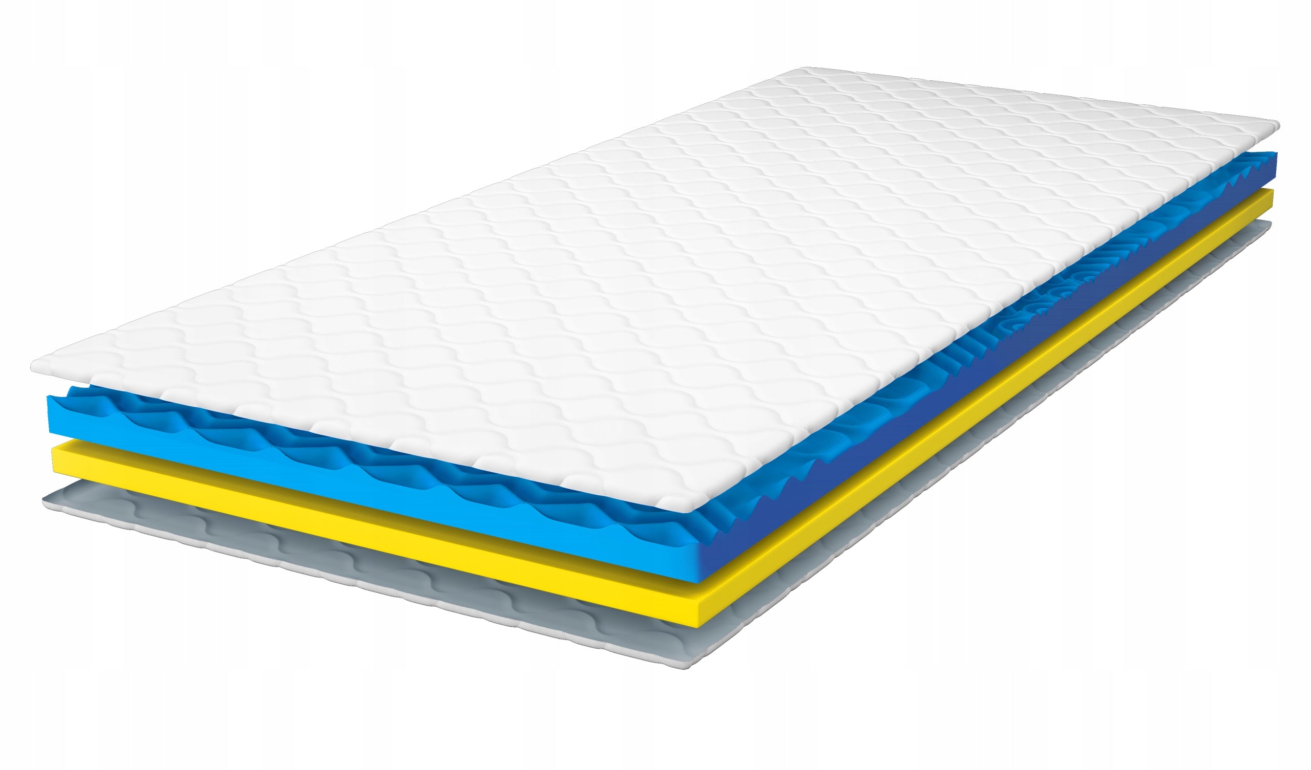 Mattress 160x200 Visco massage topper 8 cm medium hard surface Brand Nowoczesne Materace
