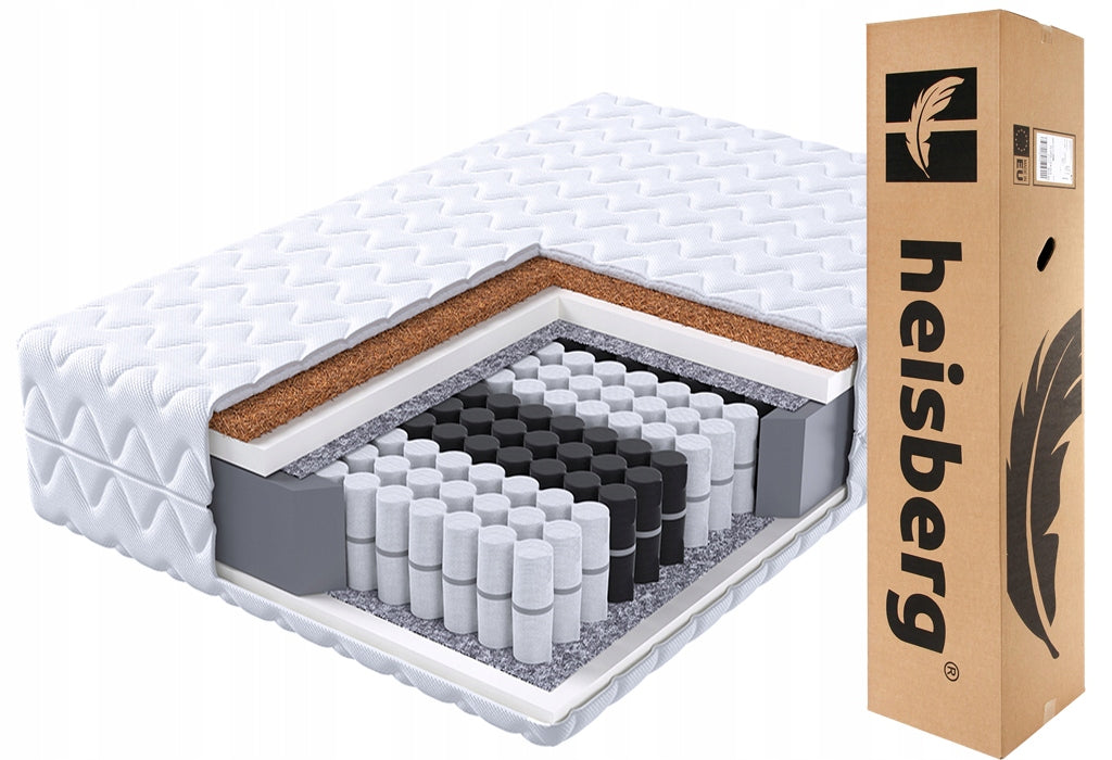 Mattress 160x200 pocket 7 zones pocket HOUSE MAX coconut - H3 / H4 HEISBERG