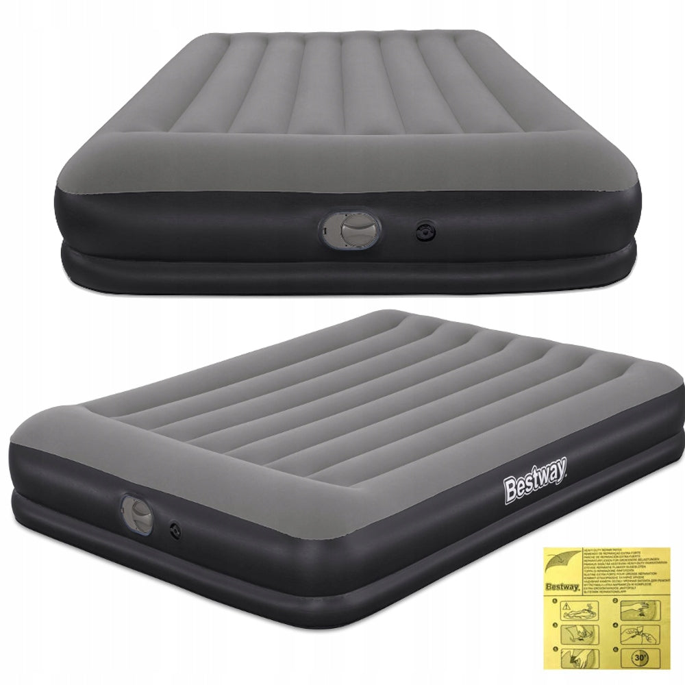 Mattress 2os inflatable Tritech Air built-in USB pump Bestway 203x152x36cm