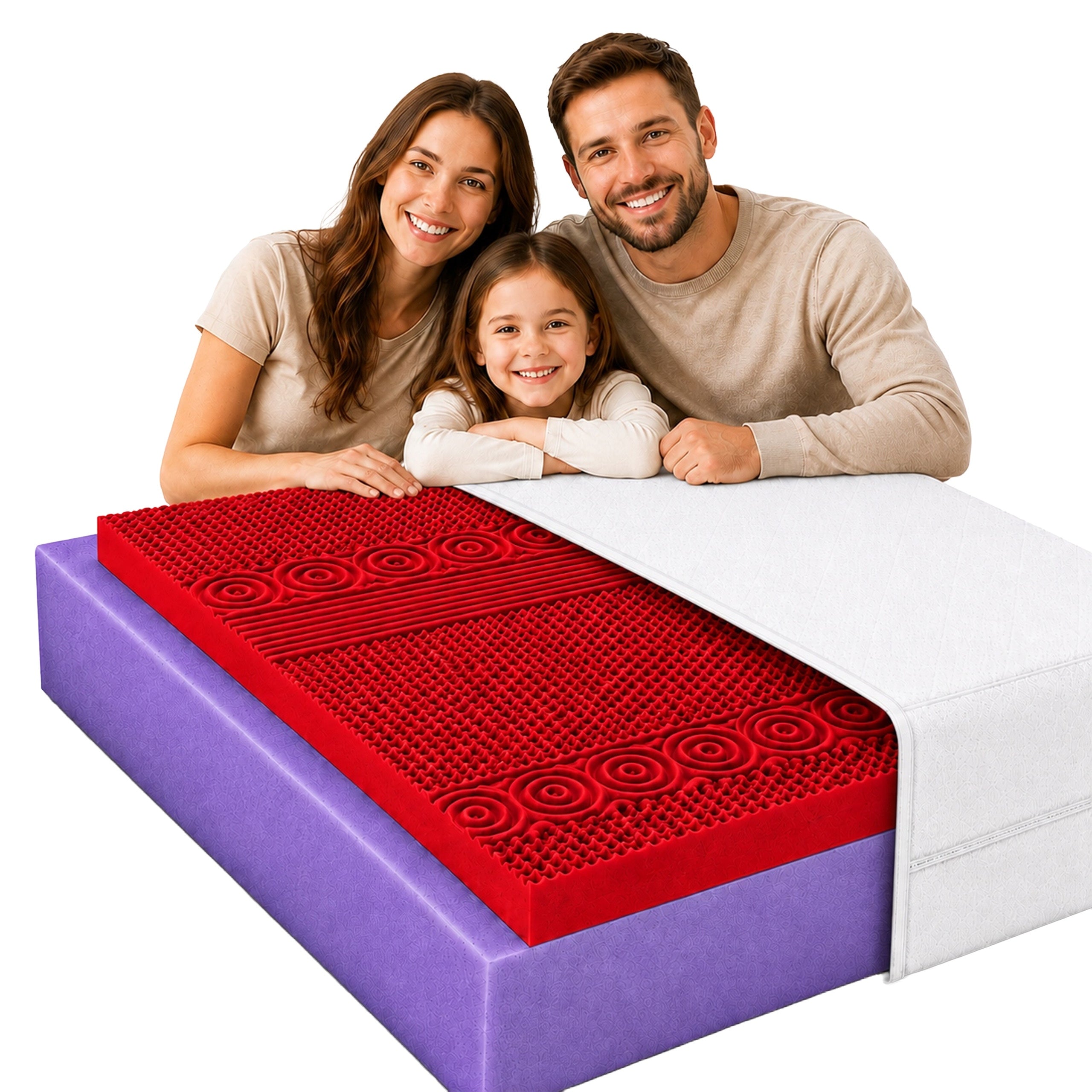 Mattress 80x200 foam massage hard H3 H4 durable comfortable 24 cm