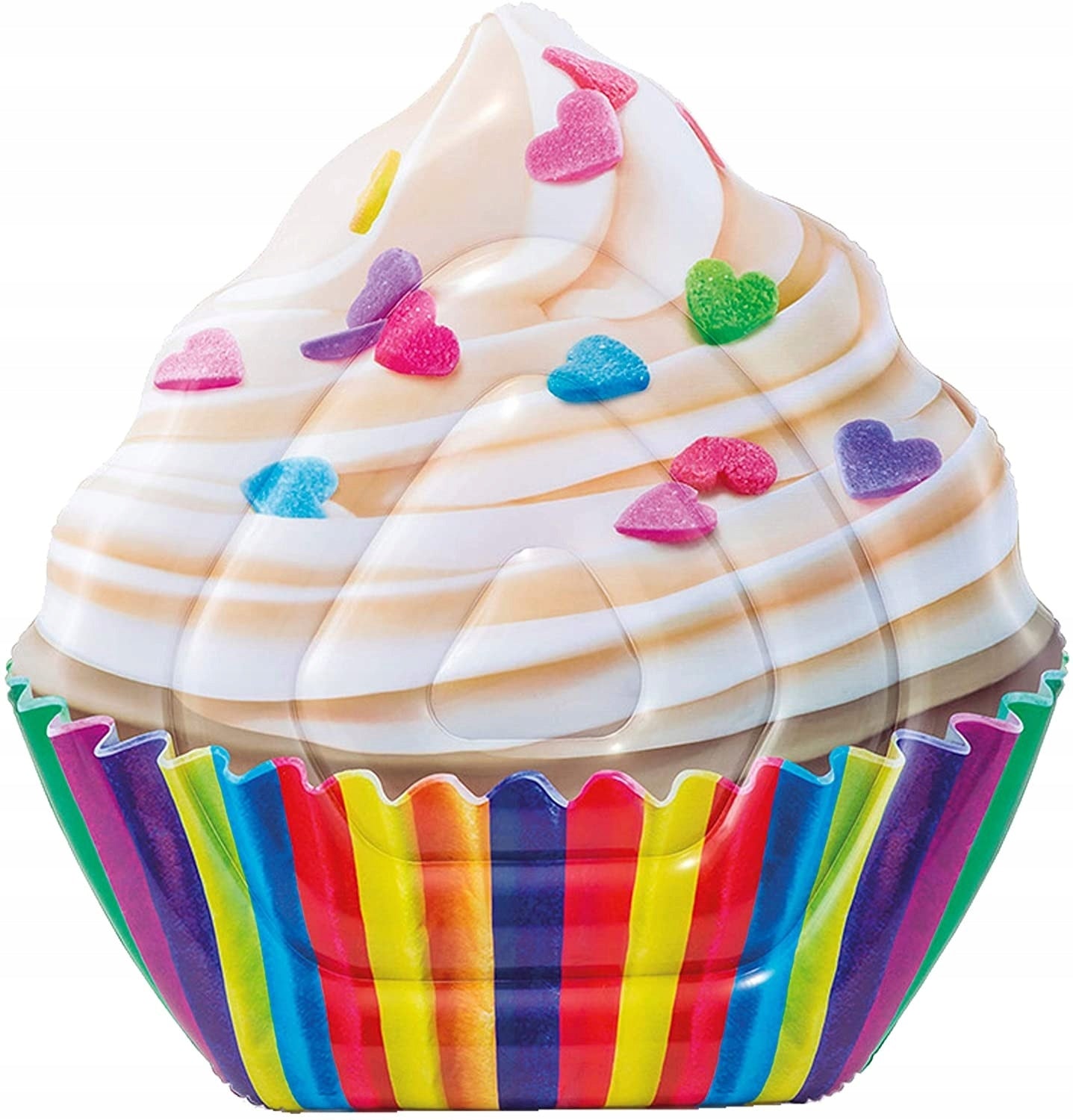 Mattress Cupcake for swimming Cookie Intex 132 cm x 127 cm x 23 cm Packaging status original
