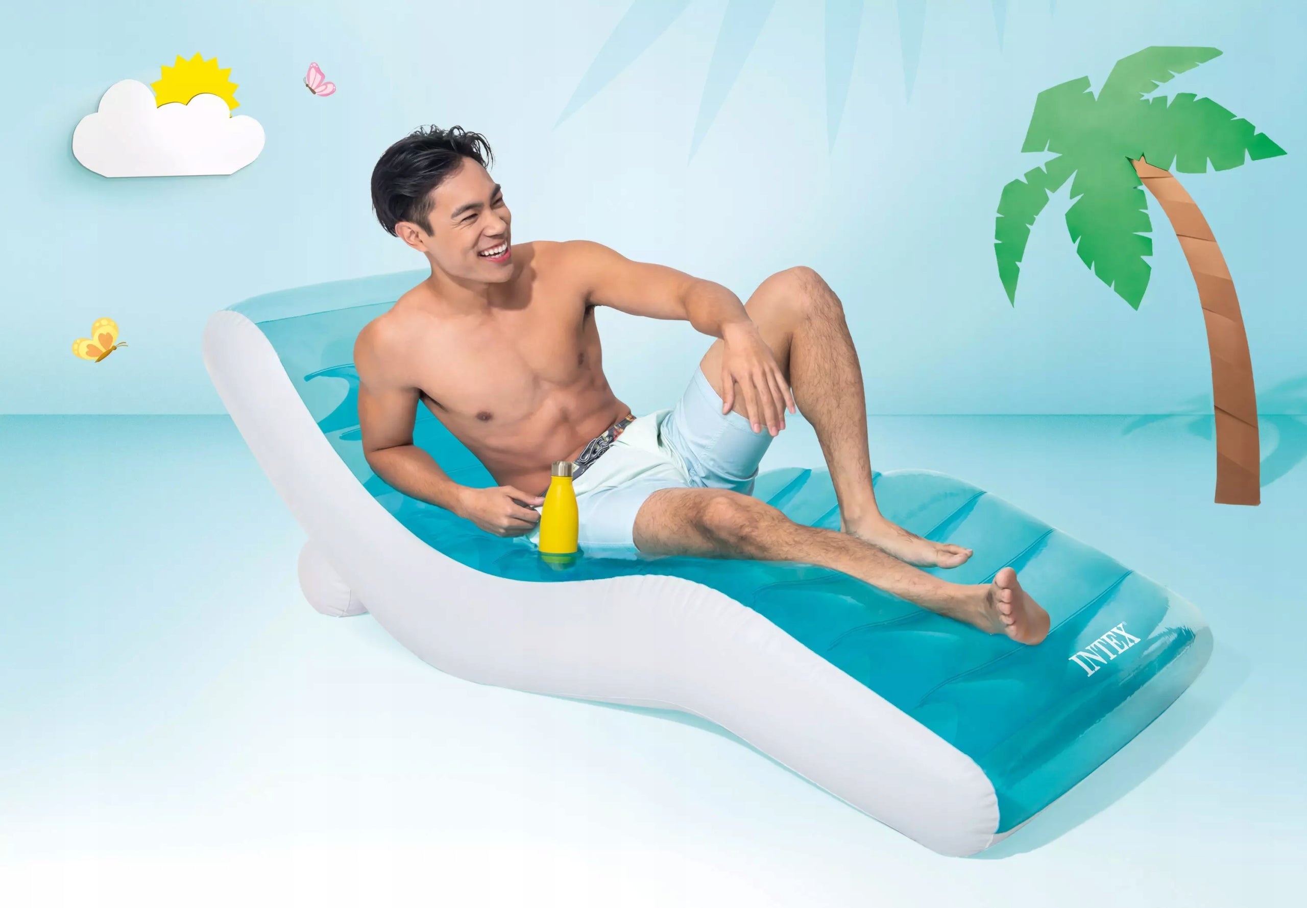Mattress - Floating Sofa Armchair 56874 Intex Packaging status original