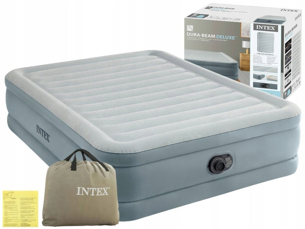 Mattress Inflatable Double Sleeping Bed with Pump 230V Intex 64824ND
