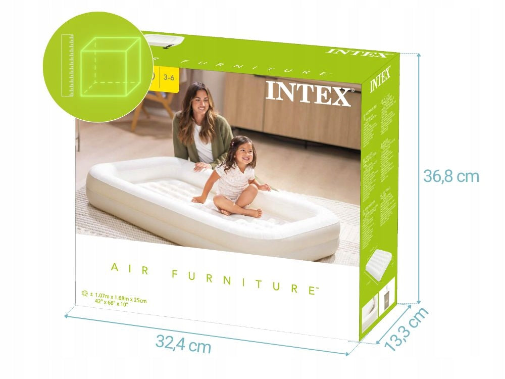 Mattress Inflatable Sleeping Bed for Baby Intex 66811 with Pump MODEL2026 Manufacturer code 66811