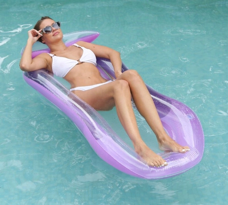 Mattress Inflatable Swimming Sun Lounger Armchair with Backrest for Water Mesh 160x70cm Kid's age 3+ years