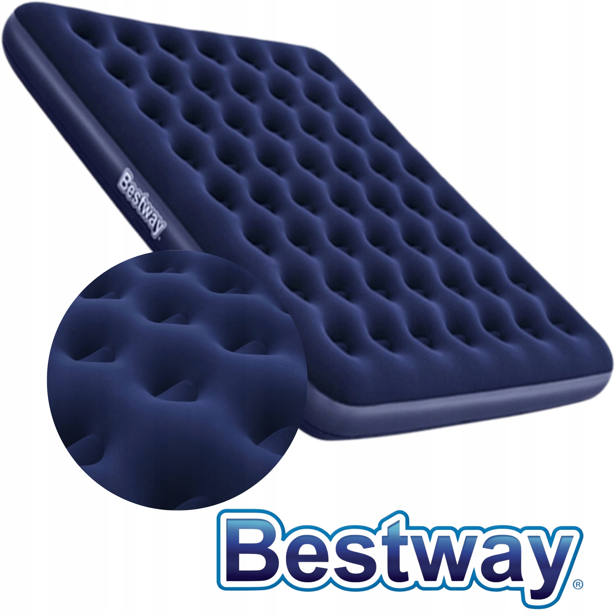 Mattress Inflatable Velour Double Bed Bestway 203x183 MODEL Brand Bestway