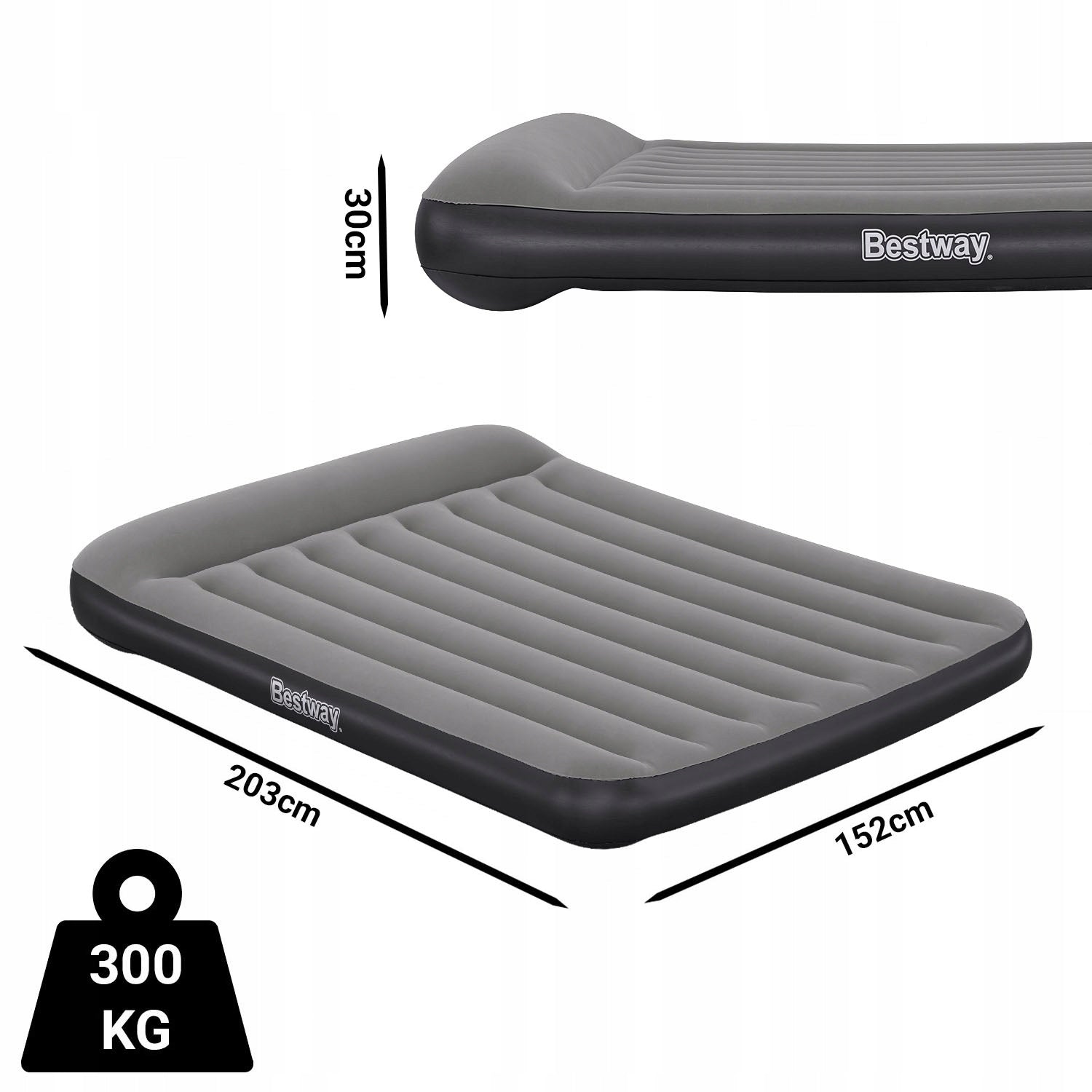 Mattress Inflatable with Pump for Sleeping High 2 persons Bestway 671BS MODEL 2026 Brand Bestway
