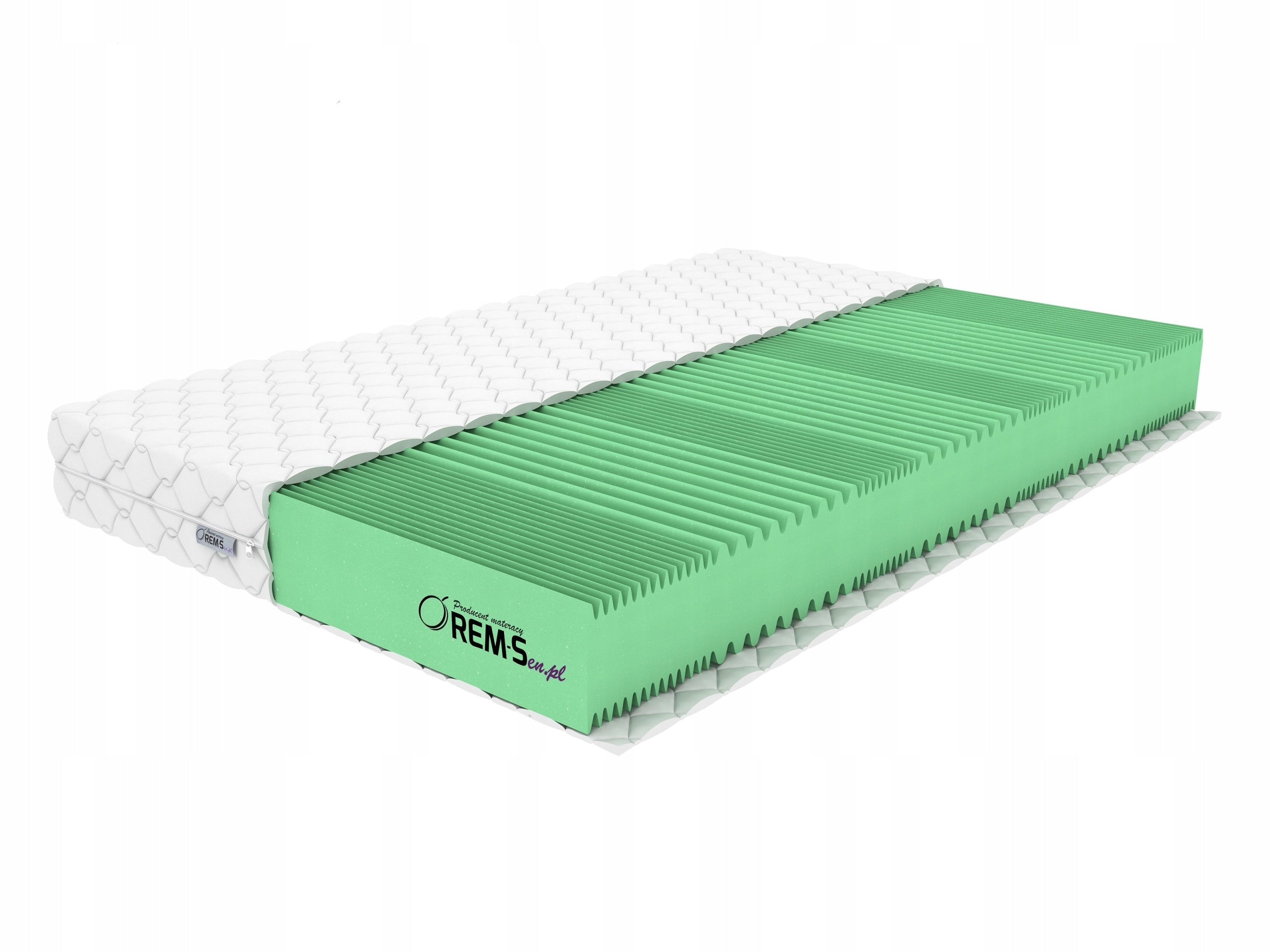 Mattress Soft 90x200 15cm H2 HR35kg/m3+Cover