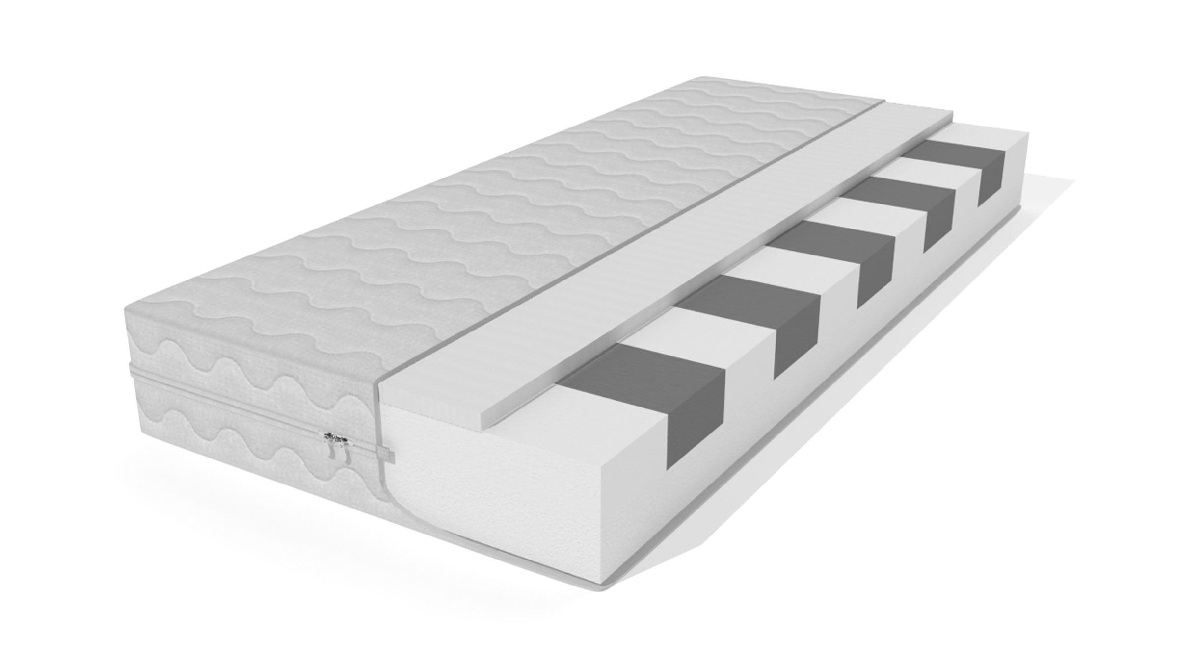 Mattress high elastic double-sided 9zones HR 80x200x14 anti-allergic