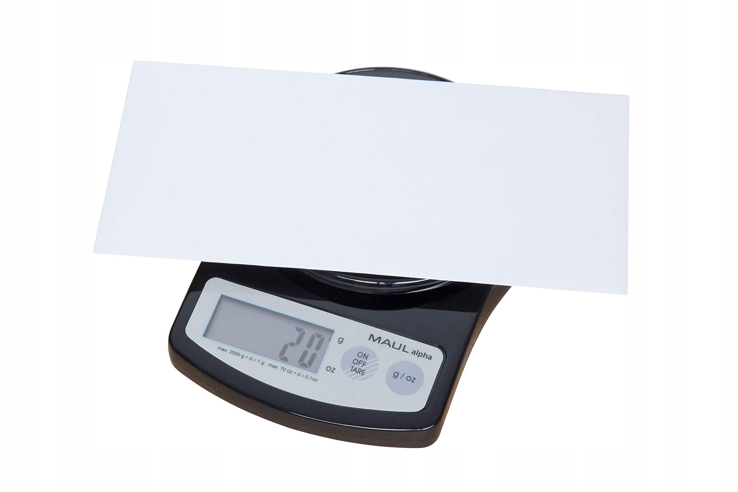 Maul MAULalpha 16420 postal scale black plastic 2xAAA Manufacturer code M1642090