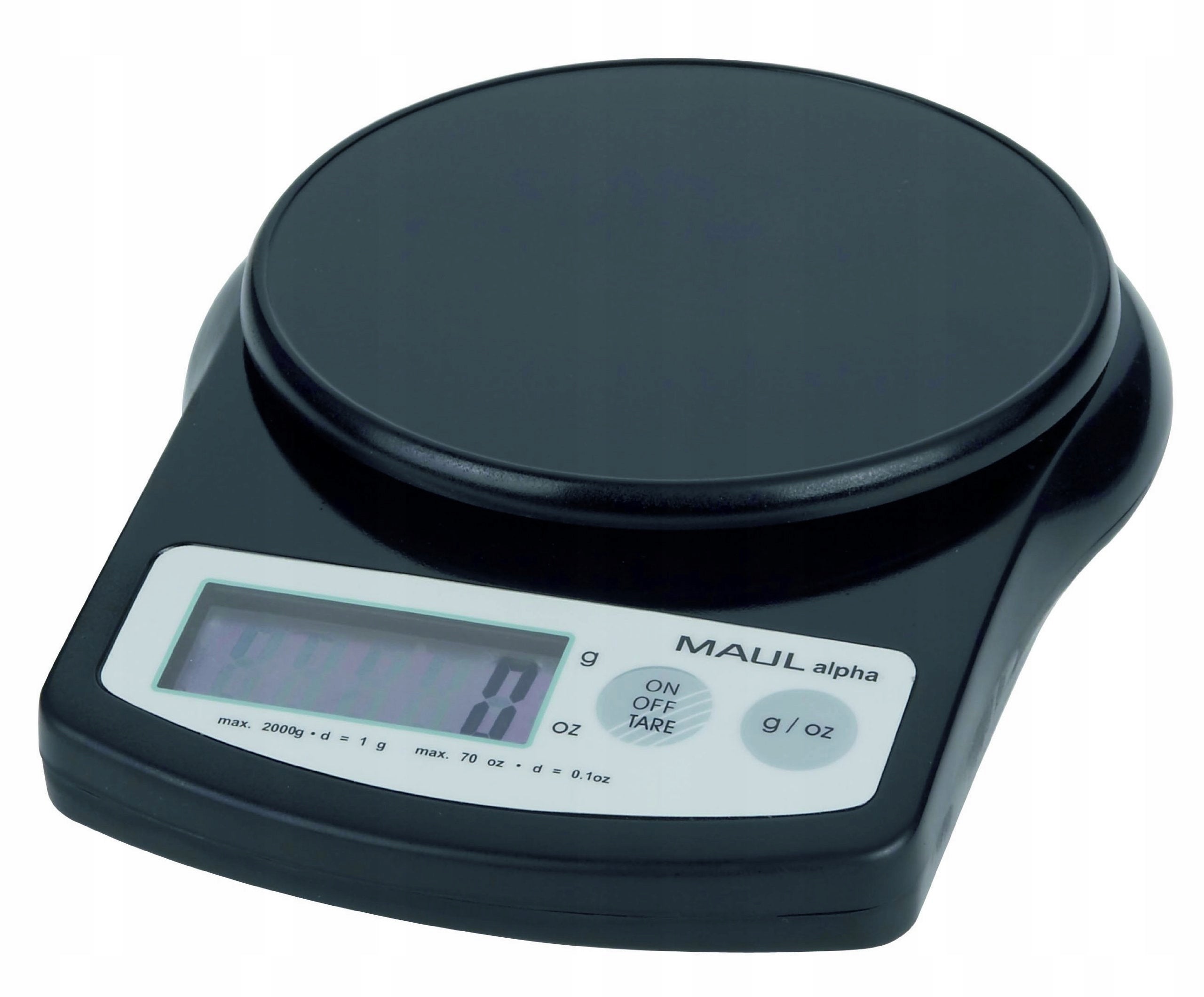 Maul MAULalpha 16420 postal scale black plastic 2xAAA