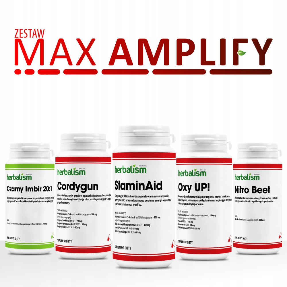 Max Amplify REGENERATION PERFORMANCE STRENGTH CORDYCEPS FAT BURNING