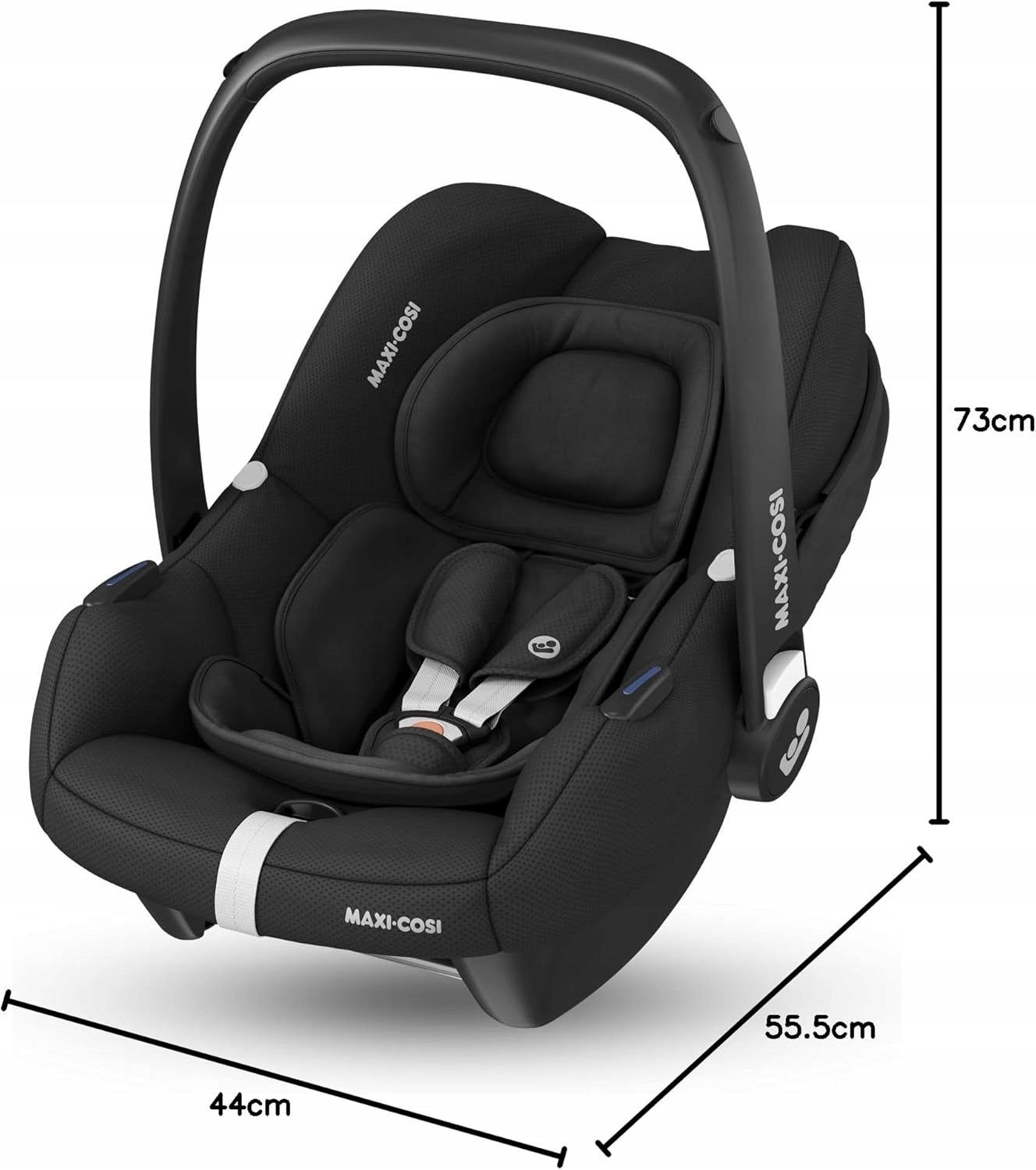 Maxi-Cosi Car Seat CabrioFix i-Size 0-12kg Essential Black Manufacturer code MC8558672112