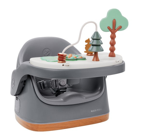 Maxi-Cosi Jay Plus Elegance Graphite Highchair Color shades of gray and silver