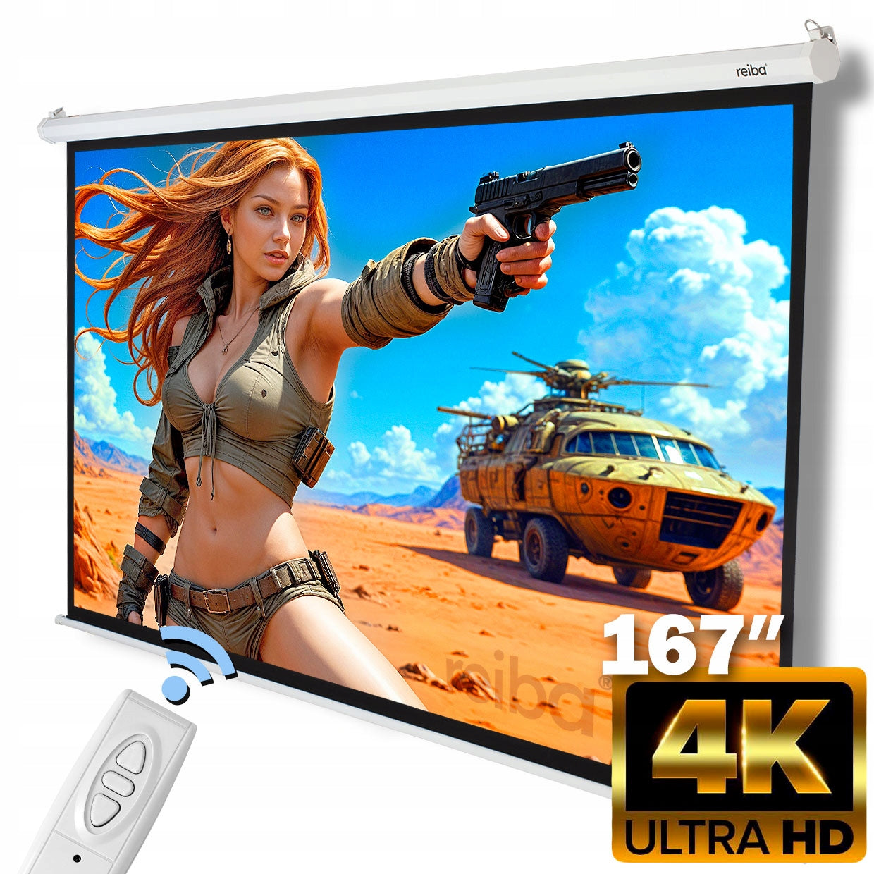 Maxwell 167 Electric Projection Screen 300x300