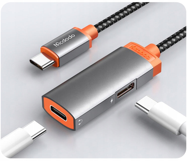 "Mcdodo" telefono adapteris USB C - 2x USB-C su DAC CA-0520