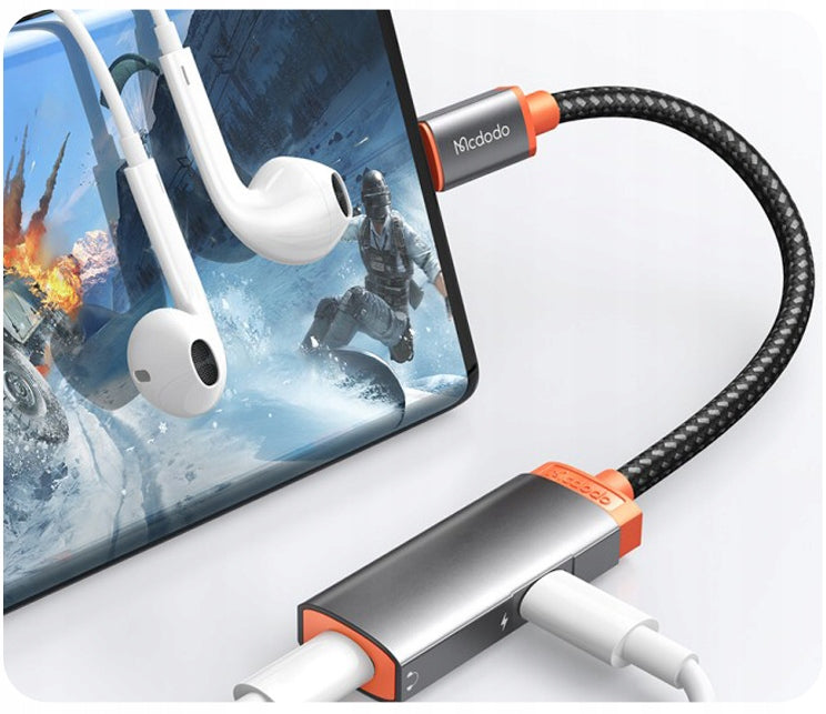 "Mcdodo" telefono adapteris USB C - 2x USB-C su DAC CA-0520
