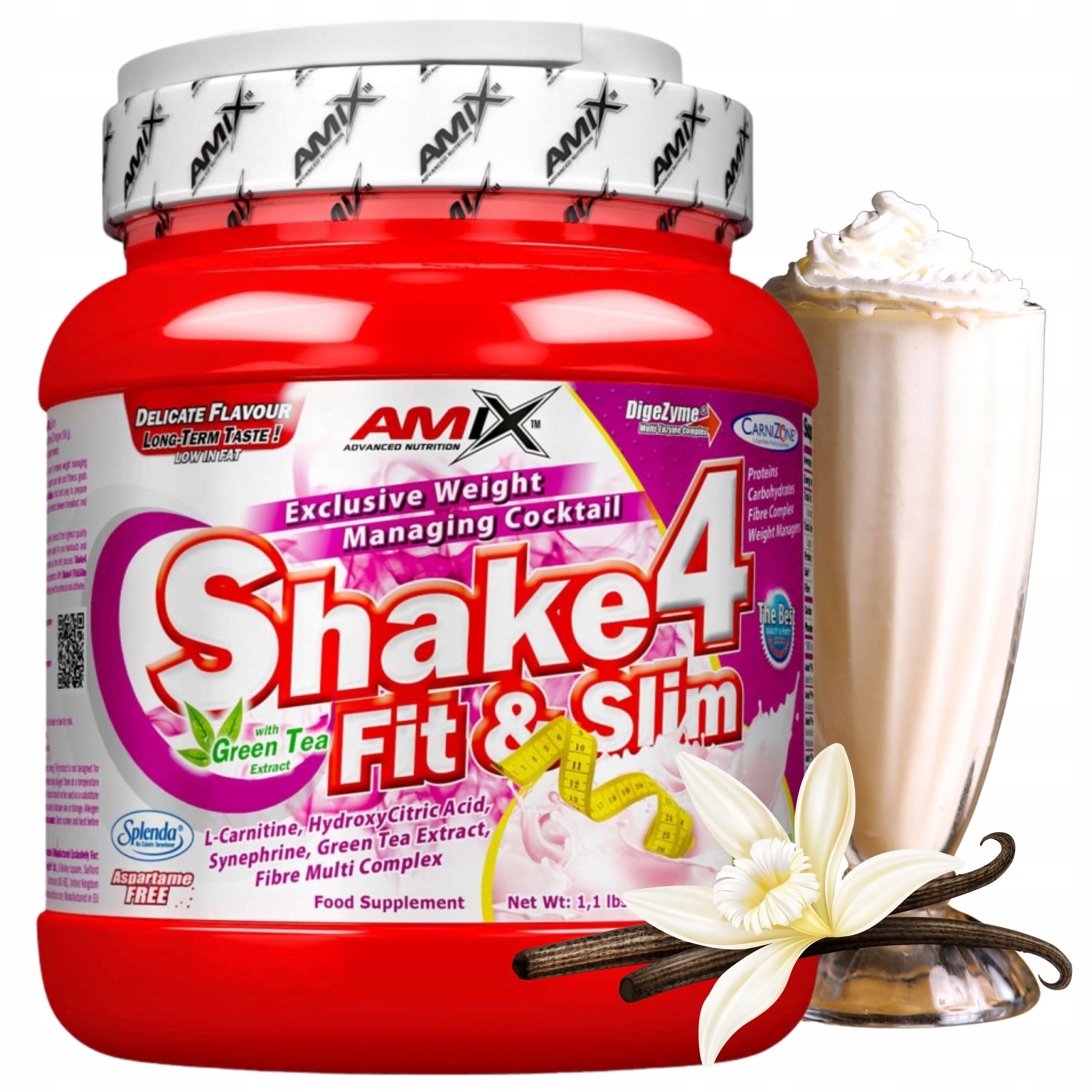 Meal Replacement Vanilla Slimming Cocktail Shake for Weight Loss 500g