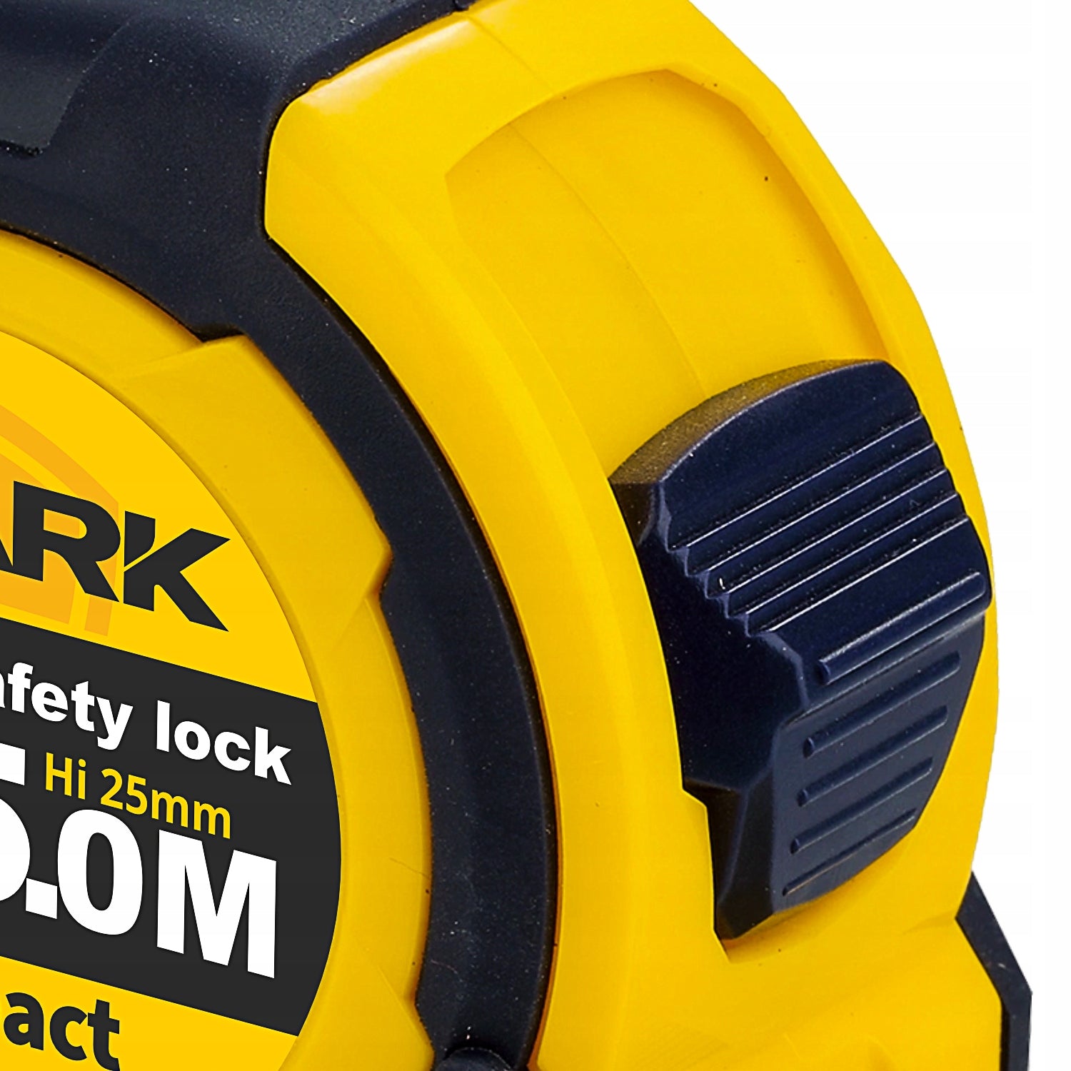 Measure Retractable Measuring Tape 25 mm Shark with ABS Lock Nylon 5m Length 5 m