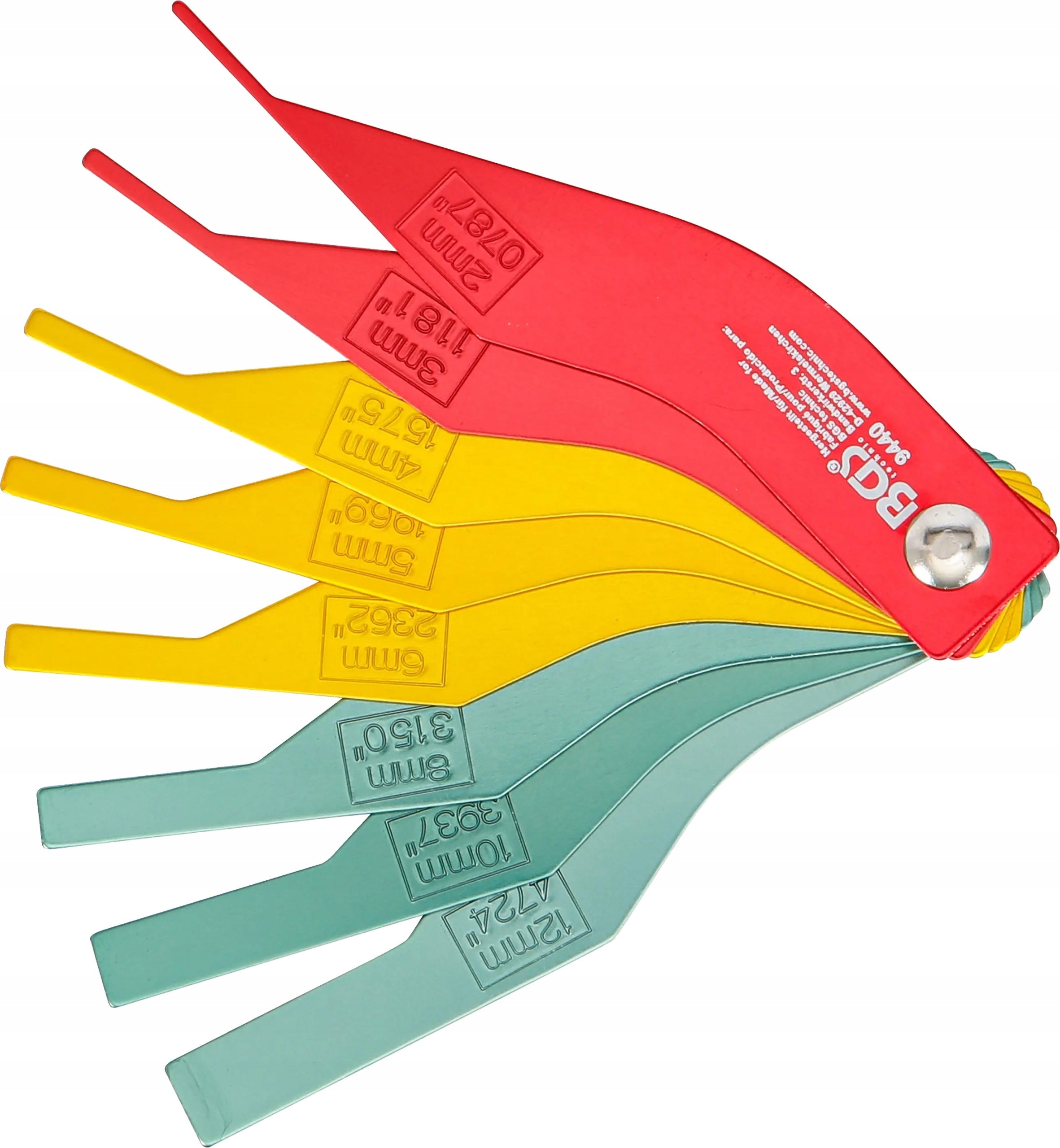 Measure pattern comb for measuring the thickness of brake pads 8el. BGS-DE Packaging status original